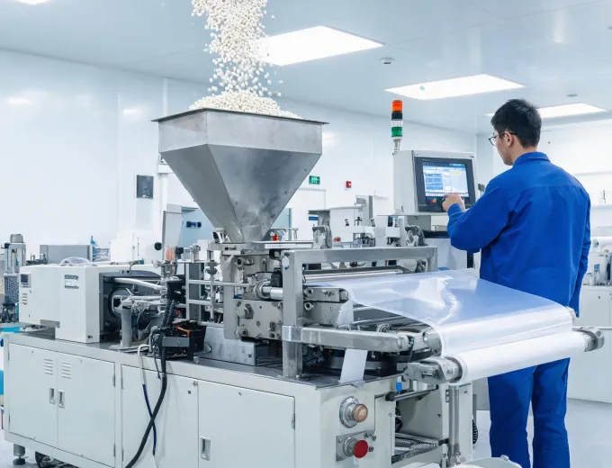 Polypropylene packaging extrusion line